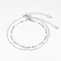 Elegant Wedding Solid Color Alloy Women's Anklet main image 6