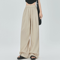 Women's Daily Casual Solid Color Full Length Wide Leg Pants main image 4