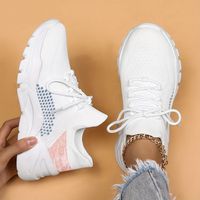 Women's Sports Solid Color Round Toe Sports Shoes sku image 12