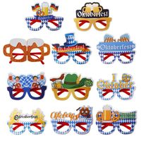 Oktoberfest Beer Letter Plastic Party Carnival Party Glasses main image 1