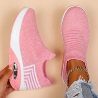 Women's Sports Solid Color Round Toe Sports Shoes main image 6