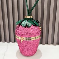 Women's Small Pu Leather Strawberry Sexy Buckle Handbag main image 1