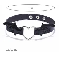 Gothic Sexy Wings Pu Leather Alloy Women's Bracelets Necklace main image 2
