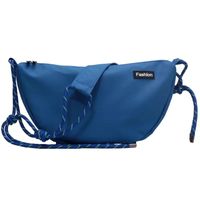 Women's Medium Nylon Solid Color Classic Style Zipper Cloud Shape Bag main image 3