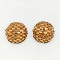Elegant Geometric Artificial Crystal Women's Ear Studs 1 Pair sku image 5