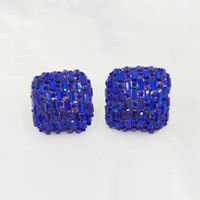 Elegant Geometric Artificial Crystal Women's Ear Studs 1 Pair sku image 9