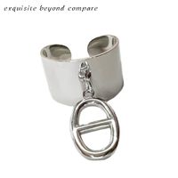 Casual Simple Style Geometric Stainless Steel Charm Rings 1 Piece main image 3