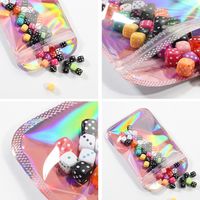 Simple Style Gradient Color Plastic Printing Jewelry Packaging Bags main image 4