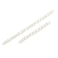 100 PCS/Package 3.5*50mm 3.5*70mm Zinc Alloy Solid Color Polished Extension Chain sku image 7