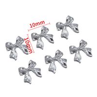 10 PCS/Package 6*4mm 7*4mm 9*10mm Alloy Butterfly Bow Knot Polished DIY Accessories sku image 6