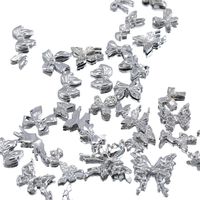 10 PCS/Package 6*4mm 7*4mm 9*10mm Alloy Butterfly Bow Knot Polished DIY Accessories main image 3