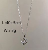 Le Cuivre Plaqué Or 18K Style De Fée Élégant Sucré Forme De Cœur Pendentif main image 2