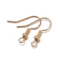 200 20 * 20mm Metal Solid Color Polished Hook Earring Findings sku image 1