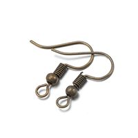 200 20 * 20mm Metal Solid Color Polished Hook Earring Findings sku image 3