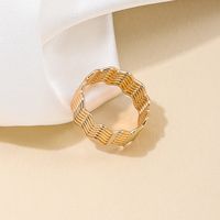 Nordic Style Simple Style Lines Alloy Twist Women's Rings main image 5