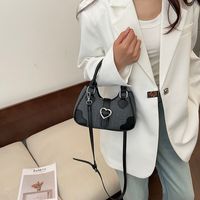 Women's Pu Leather Solid Color Classic Style Sewing Thread Square Zipper Handbag main image 5