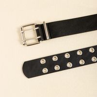 Simple Style Commute Solid Color Pu Leather Alloy Buckle Women's Leather Belts main image 10
