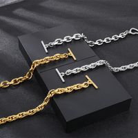 Simple Style Heart Shape Stainless Steel 18K Gold Plated Bracelets In Bulk main image 4