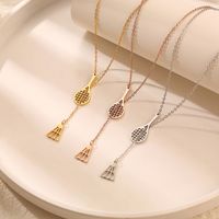 304 Stainless Steel 18K Gold Plated IG Style Classic Style Commute Plating Animal Heart Shape Feather Pendant Necklace main image 3