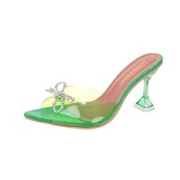Women's Casual Solid Color Point Toe High Heel Sandals sku image 1
