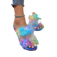 Women's Casual Colorful Round Toe Flat Slippers main image 2