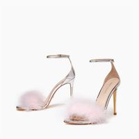 Women's Sexy Solid Color Point Toe High Heel Sandals main image 3