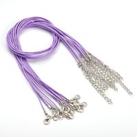 10 PCS/Package Pu Leather Solid Color Chain sku image 6