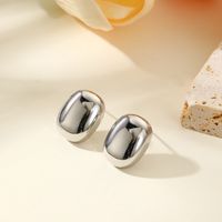 1 Pair Simple Style Classic Style Solid Color Plating Copper Ear Studs sku image 6