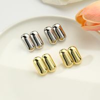1 Pair Vacation Modern Style Geometric Plating Copper 18K Gold Plated Ear Studs main image 1