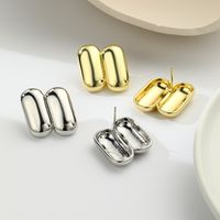 1 Pair Vacation Modern Style Geometric Plating Copper 18K Gold Plated Ear Studs main image 5