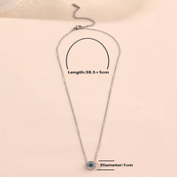 Simple Style Round Tree Alloy Hollow Out Inlay Zircon Silver Plated Women's Pendant Necklace main image 4