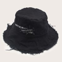 Women's Cute Solid Color Cat Flat Eaves Bucket Hat main image 6