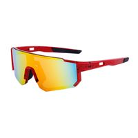 One-piece Bicycle Sunglasses Men Wholesale Colorful Outdoor Sports Cycling Sunglasses sku image 6
