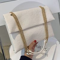 Women's Medium Pu Leather Solid Color Cute Magnetic Buckle Shoulder Bag sku image 4