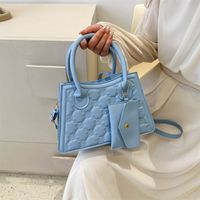 Women's Medium Pu Leather Solid Color Classic Style Zipper Bag Sets Crossbody Bag main image 3