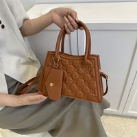 Women's Medium Pu Leather Solid Color Classic Style Zipper Bag Sets Crossbody Bag main image 5