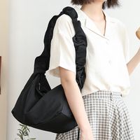 Women's Medium Nylon Solid Color Basic Square Zipper Shoulder Bag main image 9