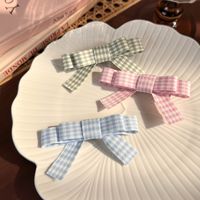 Women's Simple Style Classic Style Bow Knot Alloy Cloth Braid Hair Clip main image 4
