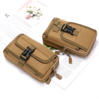 Men's Solid Color Oxford Cloth Lock Clasp Phone Wallets main image 3