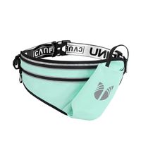 Unisex Solid Color Pu Leather Zipper Fanny Pack sku image 2