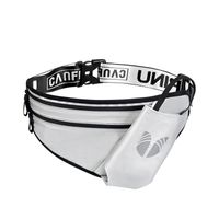 Unisex Solid Color Pu Leather Zipper Fanny Pack main image 2