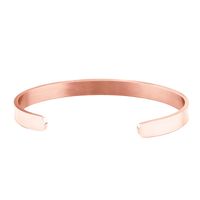 Classic Style Commute Letter 304 Stainless Steel Carving Women's Bangle sku image 12