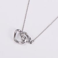 304 Stainless Steel Casual Simple Style Bow Knot Pendant Necklace main image 4