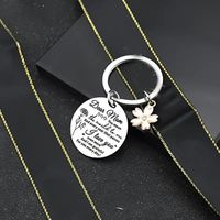 MAMA Letter Flower 201 Stainless Steel Alloy Polishing Carving Mother'S Day Women's Bag Pendant Keychain main image 4