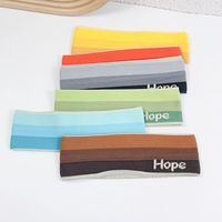 Unisex Simple Style Classic Style Letter Polyester Embroidery Hair Band main image 5
