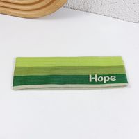 Unisex Simple Style Classic Style Letter Polyester Embroidery Hair Band sku image 1