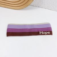 Unisex Simple Style Classic Style Letter Polyester Embroidery Hair Band sku image 4