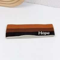 Unisex Simple Style Classic Style Letter Polyester Embroidery Hair Band sku image 5