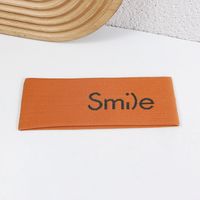 Women's Simple Style Classic Style Letter Polyester Embroidery Hair Band sku image 1