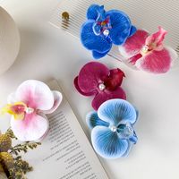 Women's Simple Style Solid Color Flower Resin Hair Clip main image 2